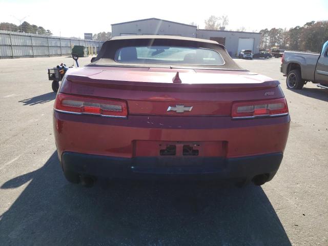 Photo 6 from auction – 2014 CHEVROLET CAMARO LT with VIN 2G1FC3D34E9157821