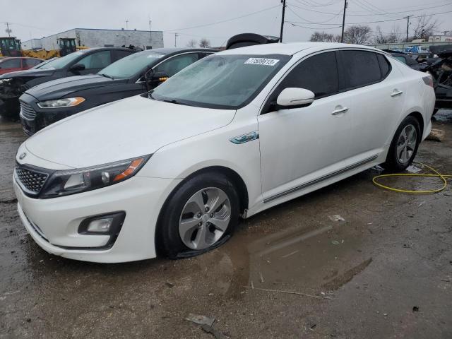 KIA OPTIMA HYB 2014 with VIN KNAGM4AD4E5064710 - Photo from auction