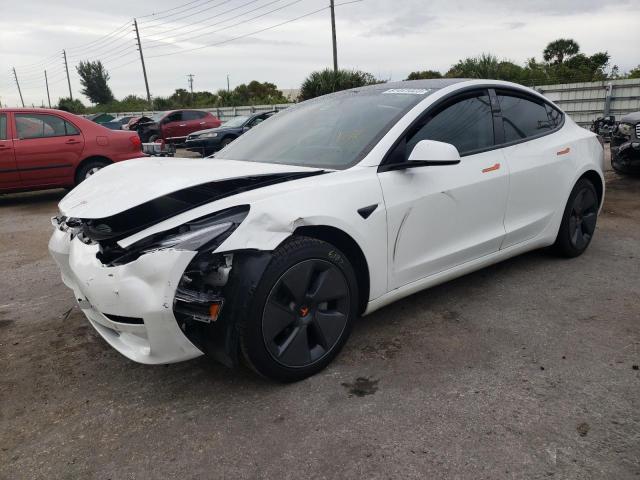 TESLA MODEL 3 2021 with VIN 5YJ3E1EA3MF085252 - Photo from auction