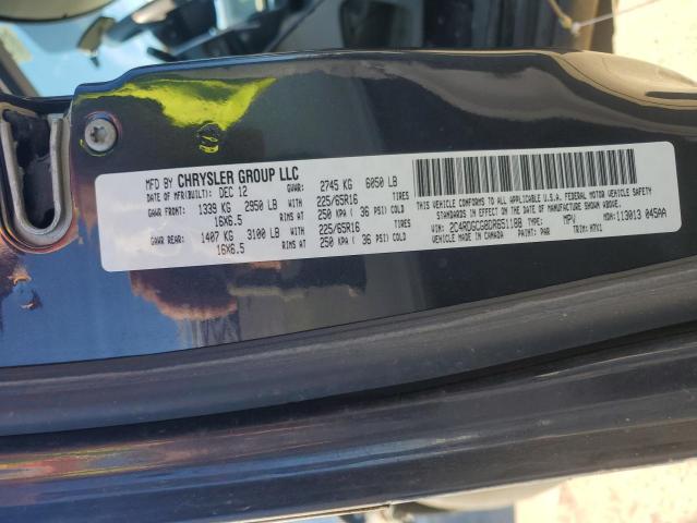 Photo 14 from auction – 2013 DODGE GRAND CARA with VIN 2C4RDGCG8DR651188