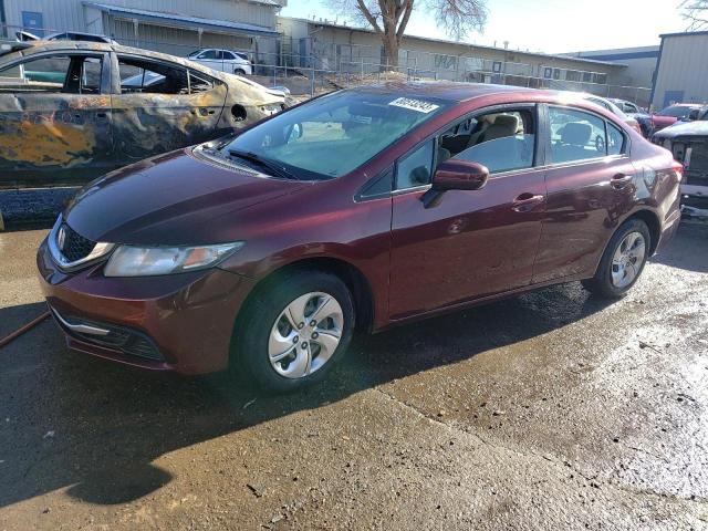 HONDA CIVIC LX 2015 with VIN 19XFB2F57FE068590 - Photo from auction