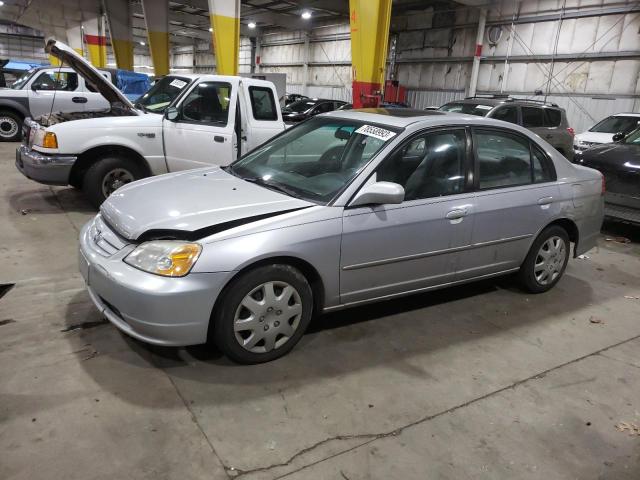 Photo 1 from auction – 2002 HONDA CIVIC EX with VIN 1HGES26722L026103