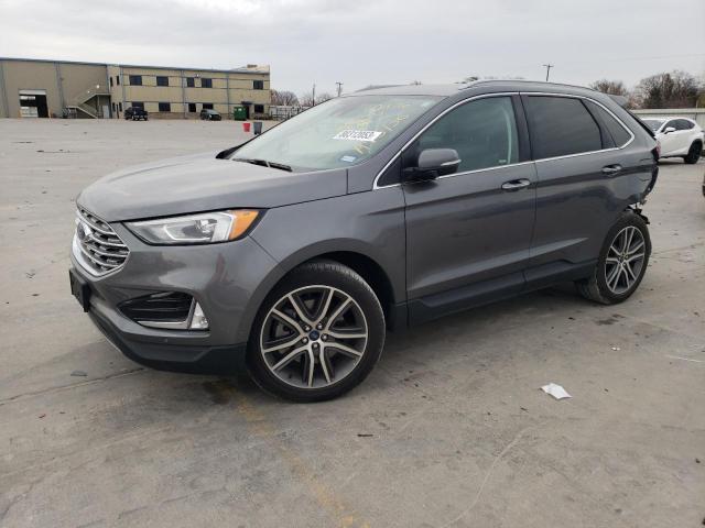FORD EDGE TITAN 2021 with VIN 2FMPK3K99MBA45136 - Photo from auction