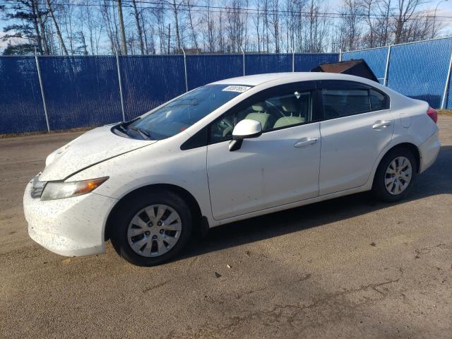 HONDA CIVIC LX 2012 with VIN 2HGFB2F48CH061902 - Photo from auction