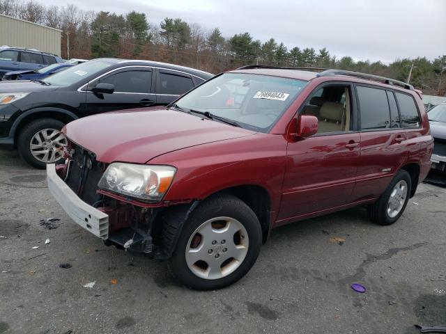 TOYOTA HIGHLANDER 2006 with VIN JTEEP21A460182407 - Photo from auction
