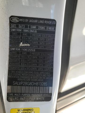 Photo 14 from auction – 2013 LAND ROVER RANGE ROVE with VIN SALVP2BG8DH813285