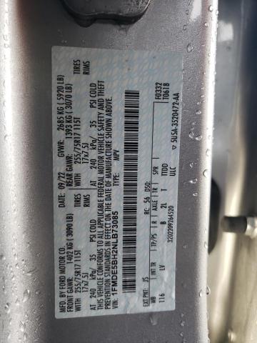 Photo 14 from auction – 2022 FORD BRONCO BAS with VIN 1FMDE5BH2NLB73085