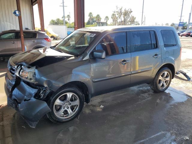 HONDA PILOT EXL 2013 with VIN 5FNYF3H5XDB026809 - Photo from auction