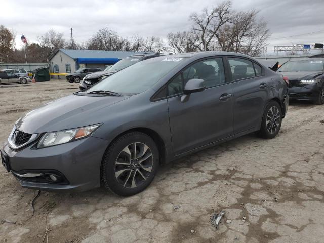 HONDA CIVIC EXL 2013 with VIN 19XFB2F9XDE211323 - Photo from auction