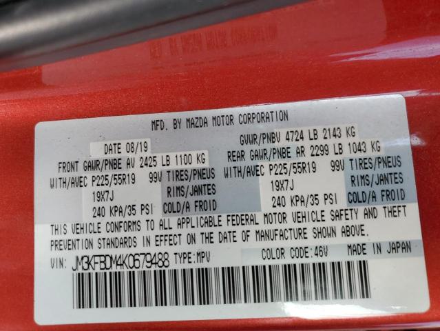 Photo 14 from auction – 2019 MAZDA CX-5 GRAND with VIN JM3KFBDM4K0679488