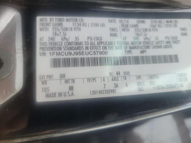 Photo 10 from auction – 2014 FORD ESCAPE TIT with VIN 1FMCU9J95EUC57900