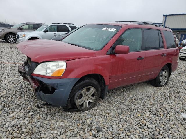 HONDA PILOT EX 2003 with VIN 2HKYF18483H555963 - Photo from auction