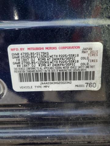 Photo 14 from auction – 2016 MITSUBISHI OUTLANDER with VIN JA4AD3A3XGZ002342