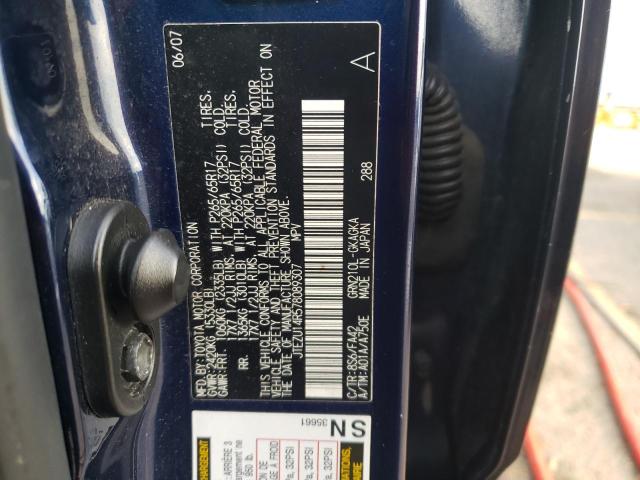 Photo 14 from auction – 2007 TOYOTA 4RUNNER SR with VIN JTEZU14R578089307