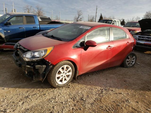 KIA RIO LX 2013 with VIN KNADM5A39D6307033 - Photo from auction