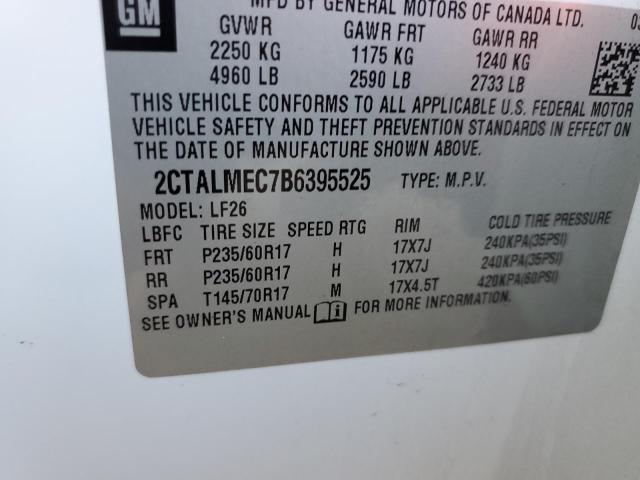 Photo 14 from auction – 2011 GMC TERRAIN SL with VIN 2CTALMEC7B6395525