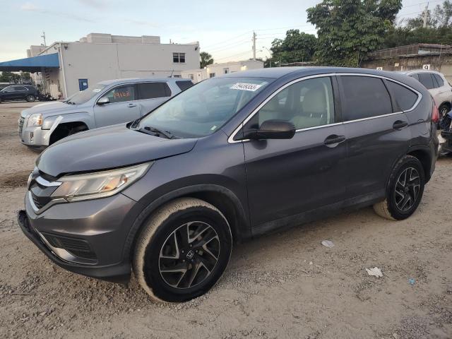 HONDA CR-V SE 2016 with VIN 2HKRM3H4XGH521373 - Photo from auction