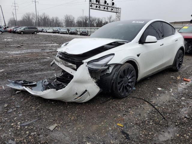 TESLA MODEL Y 2022 with VIN 7SAYGDEF4NF368406 - Photo from auction