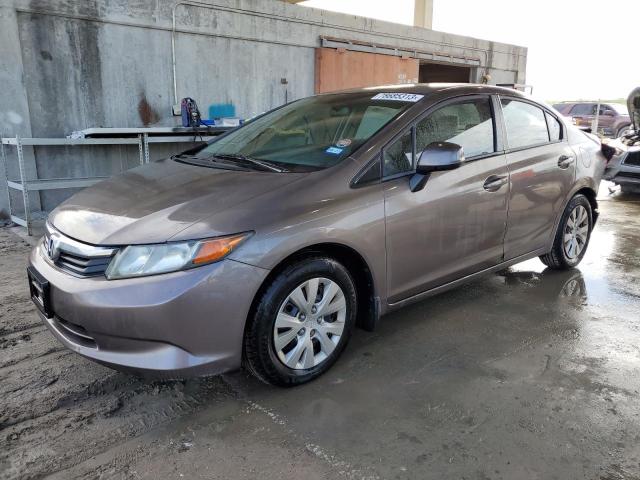 HONDA CIVIC LX 2012 with VIN 2HGFB2F52CH560297 - Photo from auction