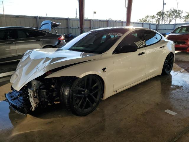 TESLA MODEL S 2021 with VIN 5YJSA1E63MF452511 - Photo from auction