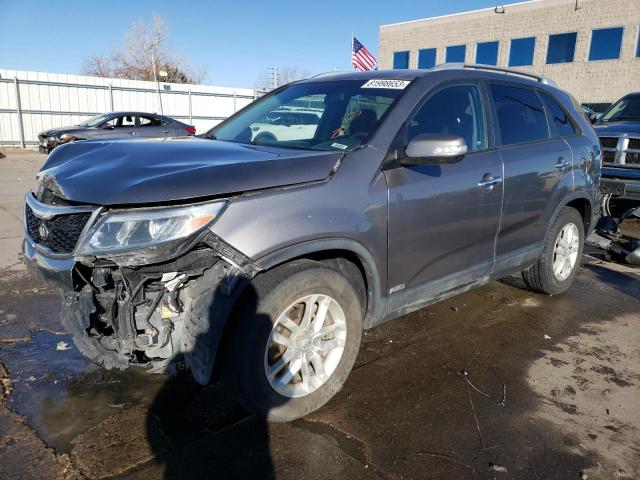 KIA SORENTO LX 2015 with VIN 5XYKTDA76FG652997 - Photo from auction