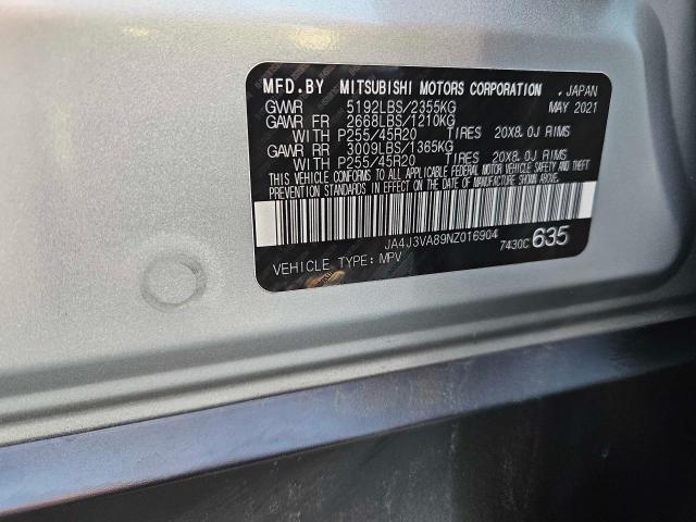 Photo 10 from auction – 2022 MITSUBISHI OUTLANDER with VIN JA4J3VA89NZ016904