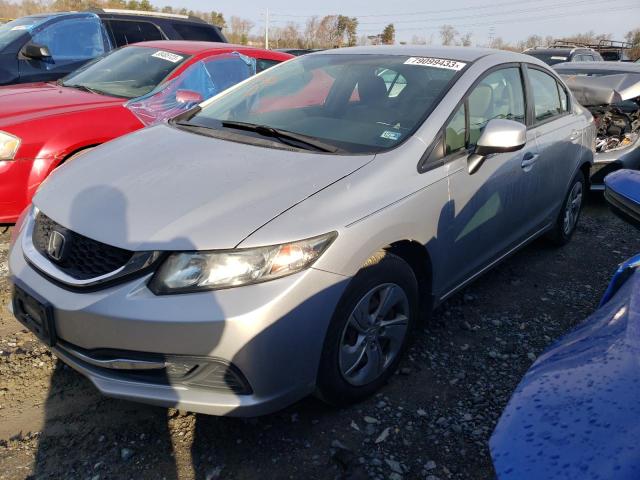 Photo 1 from auction – 2013 HONDA CIVIC LX with VIN 2HGFB2F54DH603460