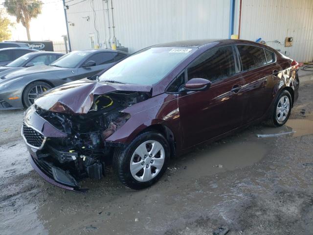 KIA FORTE LX 2017 with VIN 3KPFK4A79HE053497 - Photo from auction