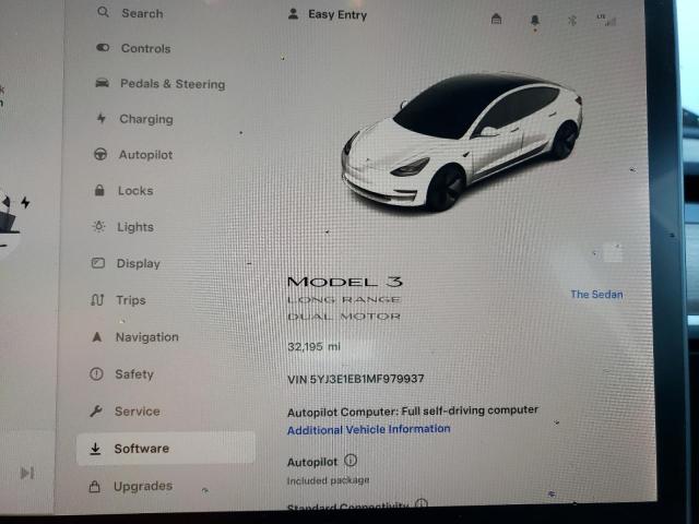 Photo 9 from auction – 2021 TESLA MODEL 3 with VIN 5YJ3E1EB1MF979937