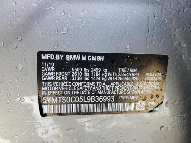 Photo 14 from auction – 2020 BMW X3 M COMPE with VIN 5YMTS0C05L9B36993