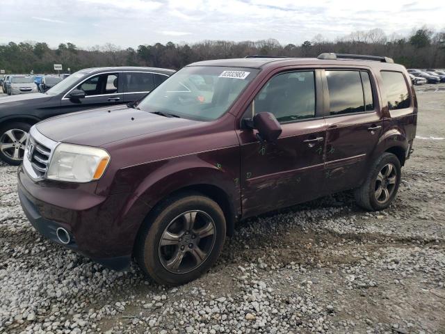 HONDA PILOT EXL 2013 with VIN 5FNYF3H58DB012942 - Photo from auction