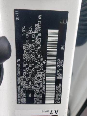 Photo 14 from auction – 2011 LEXUS GX 460 with VIN JTJBM7FX4B5028252