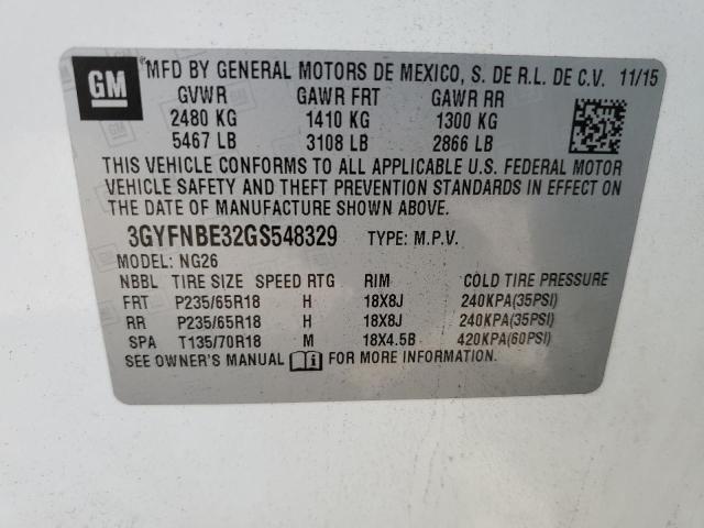 Photo 14 from auction – 2016 CADILLAC SRX LUXURY with VIN 3GYFNBE32GS548329