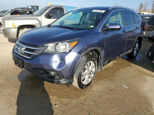 HONDA CR-V EXL 2012 with VIN 5J6RM4H7XCL071398 - Photo from auction