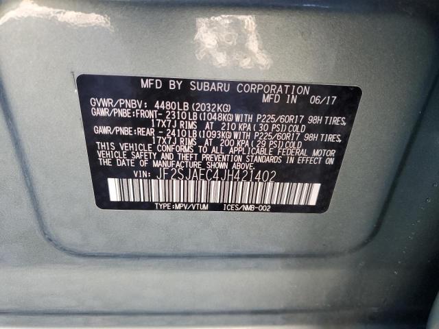 Photo 14 from auction – 2018 SUBARU FORESTER 2 with VIN JF2SJAEC4JH421402