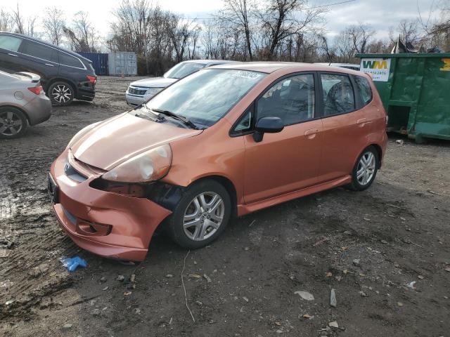 HONDA FIT S 2007 with VIN JHMGD37637S067414 - Photo from auction