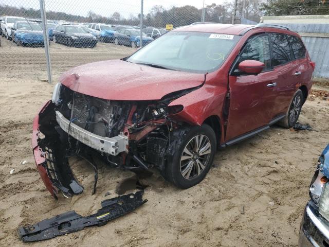 NISSAN PATHFINDER 2017 with VIN 5N1DR2MN7HC649048 - Photo from auction
