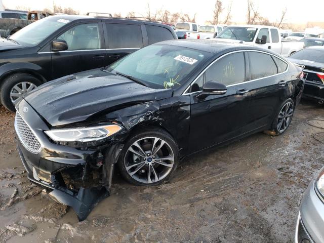 FORD FUSION TIT 2019 with VIN 3FA6P0K92KR259650 - Photo from auction