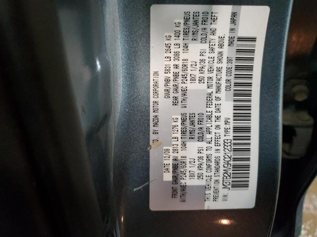 Photo 14 from auction – 2010 MAZDA CX-9 with VIN JM3TB2MV9A0212333