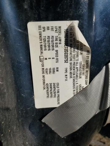 Photo 14 from auction – 2002 PONTIAC MONTANA with VIN 1GMDX03E72D228752