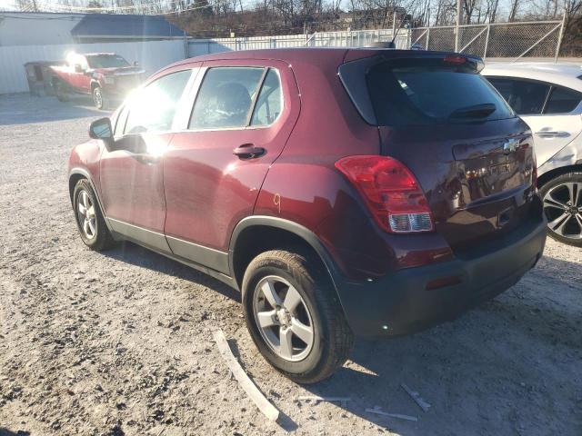 Photo 2 from auction – 2016 CHEVROLET TRAX LS with VIN 3GNCJNSB0GL267780