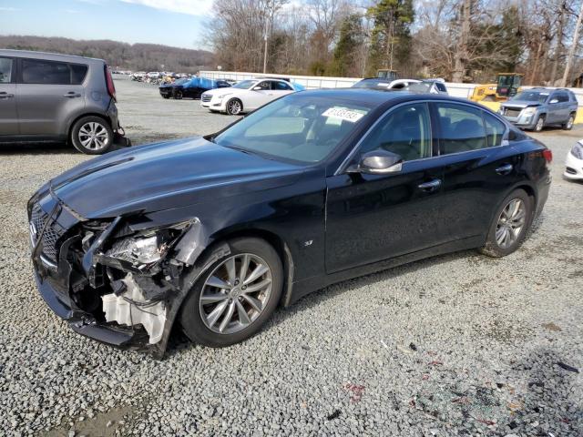 INFINITI Q50 BASE 2014 with VIN JN1BV7AP4EM687808 - Photo from auction