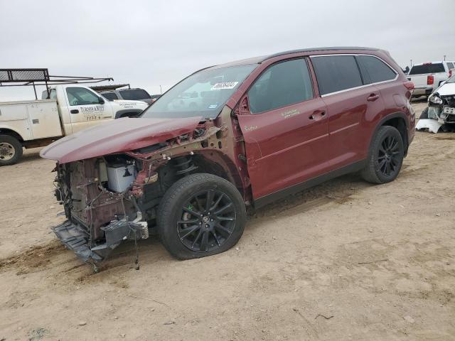 Photo 1 from auction – 2019 TOYOTA HIGHLANDER with VIN 5TDKZRFH8KS352582