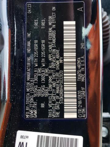 Photo 14 from auction – 2023 TOYOTA HIGHLANDER with VIN 5TDKDRBH4PS032820