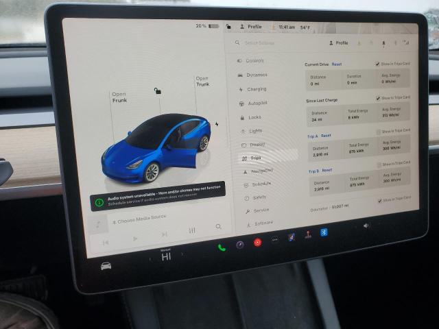 Photo 9 from auction – 2022 TESLA MODEL 3 with VIN 5YJ3E1EA4NF372312