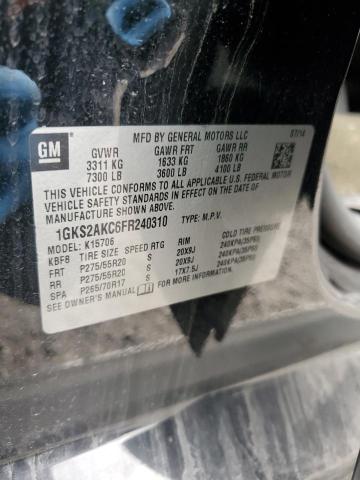 Photo 14 from auction – 2015 GMC YUKON SLE with VIN 1GKS2AKC6FR240310