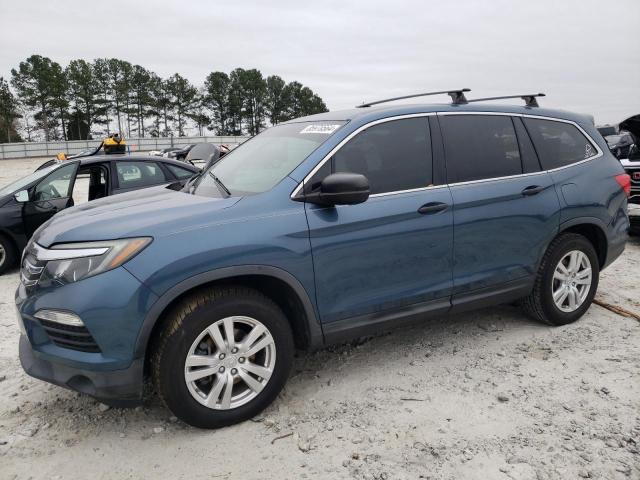 HONDA PILOT LX 2017 with VIN 5FNYF5H19HB017923 - Photo from auction