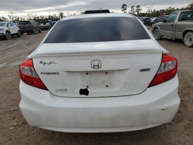 Photo 6 from auction – 2012 HONDA CIVIC HF with VIN 2HGFB2F64CH547219