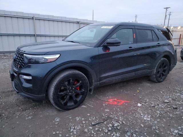 FORD EXPLORER S 2022 with VIN 1FM5K8GCXNGC10551 - Photo from auction