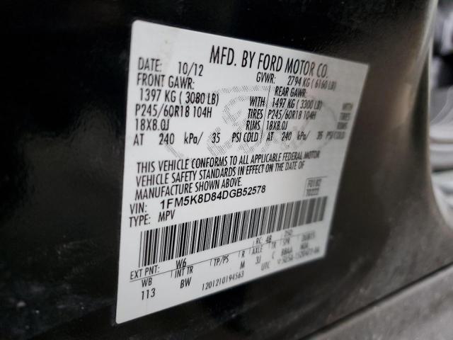 Photo 14 from auction – 2013 FORD EXPLORER X with VIN 1FM5K8D84DGB52578